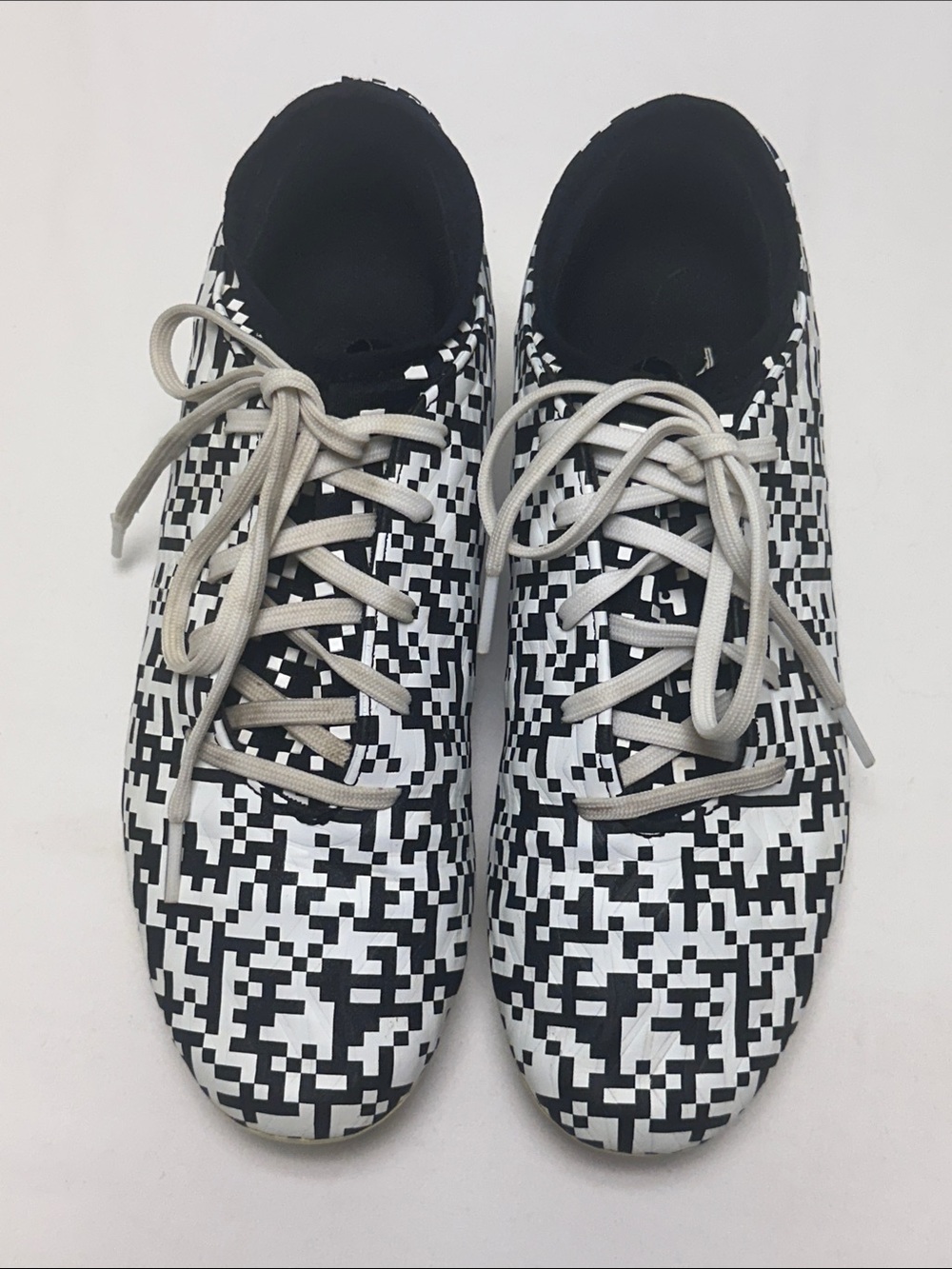 Under Armour Black & White Pixel Camo Cleats